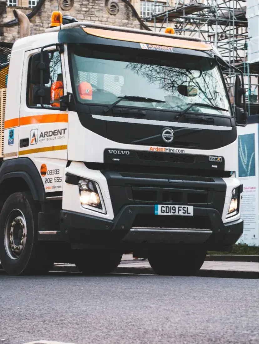 Voorkant vrachtwagen Voorkant vrachtwagen